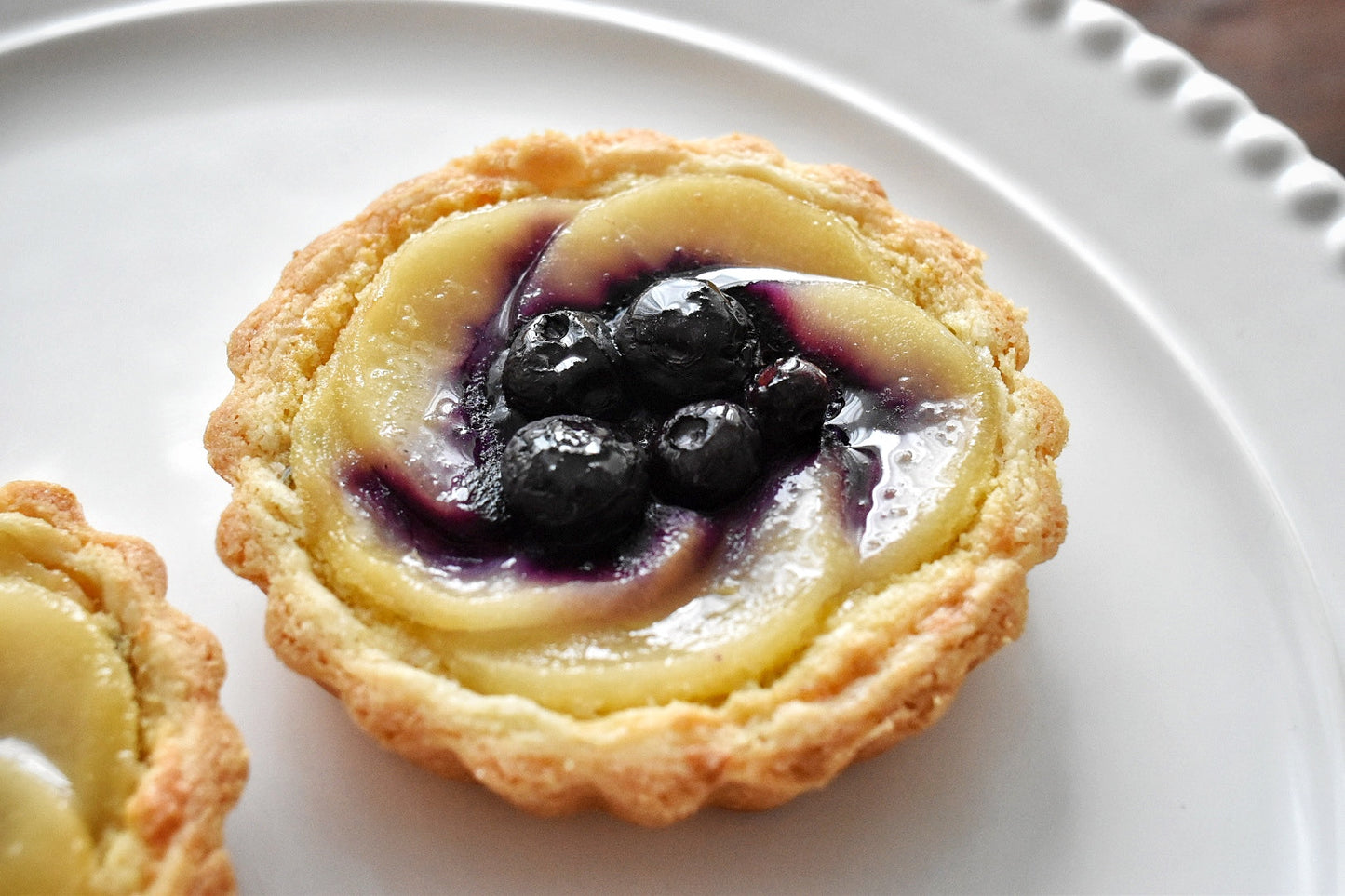 Pear Blueberry Lavender Tart (2 pcs 4" / 9")