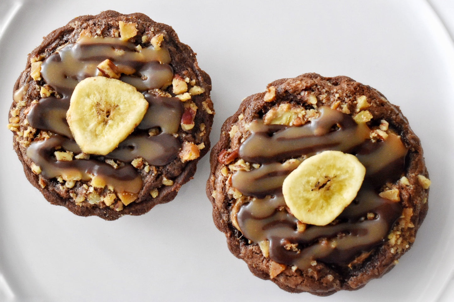 Banana Chocolate Pecan Tart (2 pcs, 4")