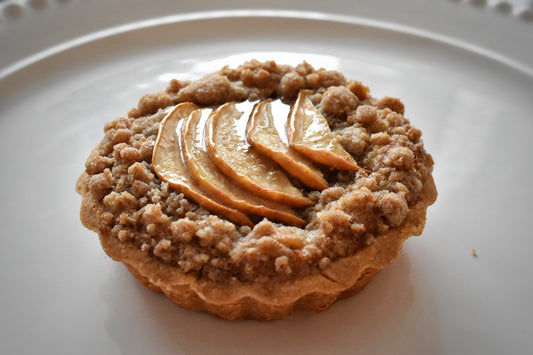 Earl grey Apple Streusel Tart (2 pcs, 4")