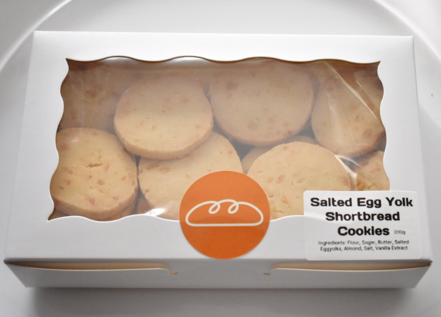 Salted Egg-Yolk Shortbread Cookies (200g)