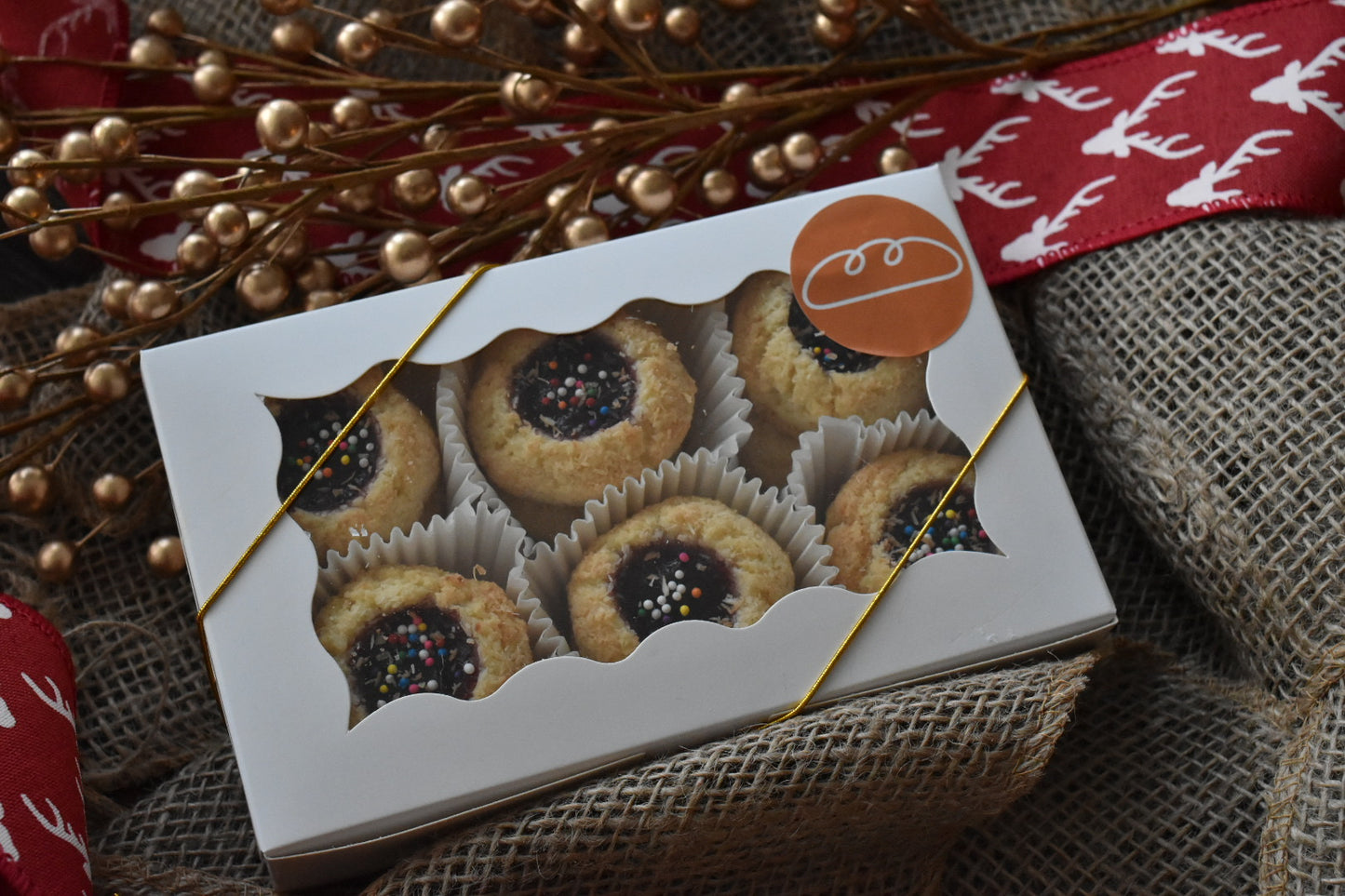 Coconut Thumbprint Cookies (12pcs)