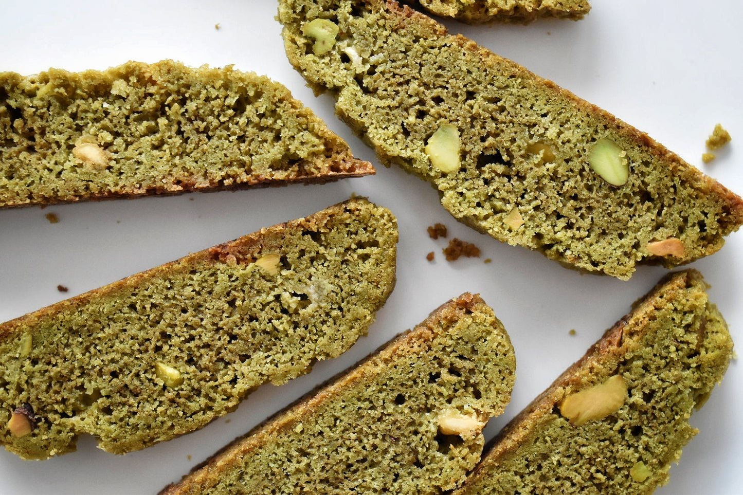 Matcha Pistachio Biscotti (150g/300g)