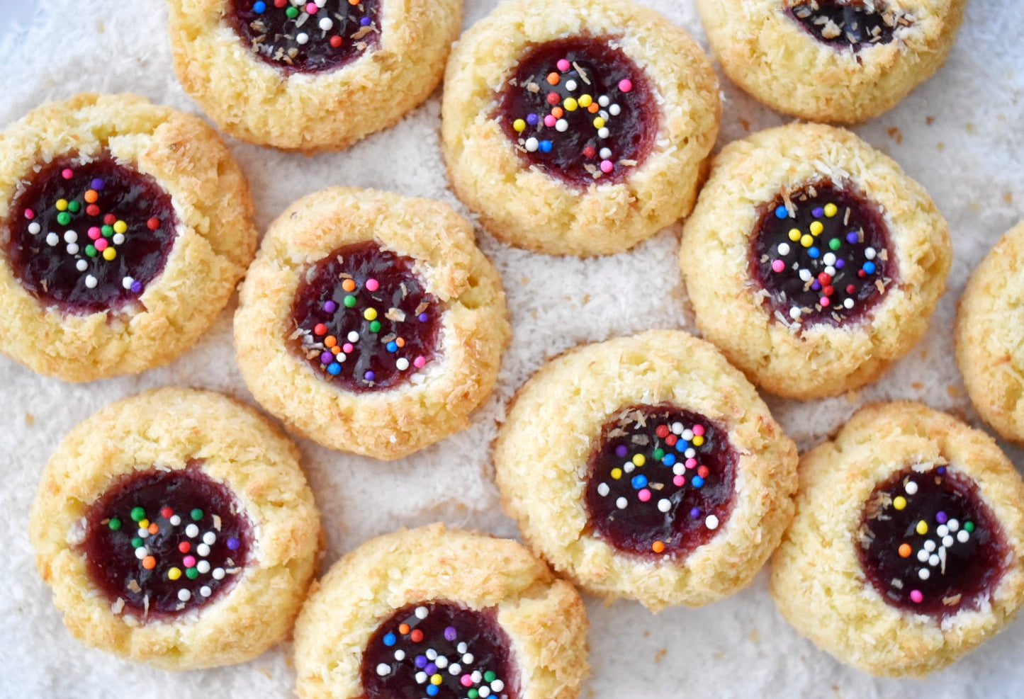 Coconut Thumbprint Cookies (12pcs)