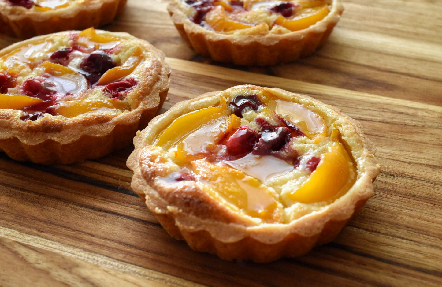 Peach Cranberry Tart (2pcs, 4")